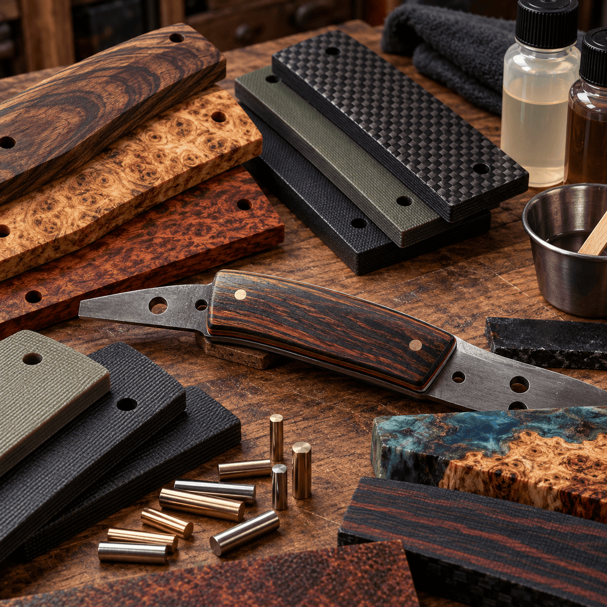 Handle Materials & Design Guide 🪵